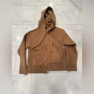 Zara Tan Sweater with Hood